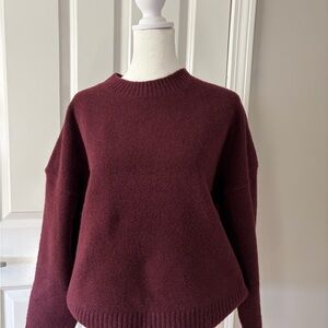 Women's Burgundy Sweater